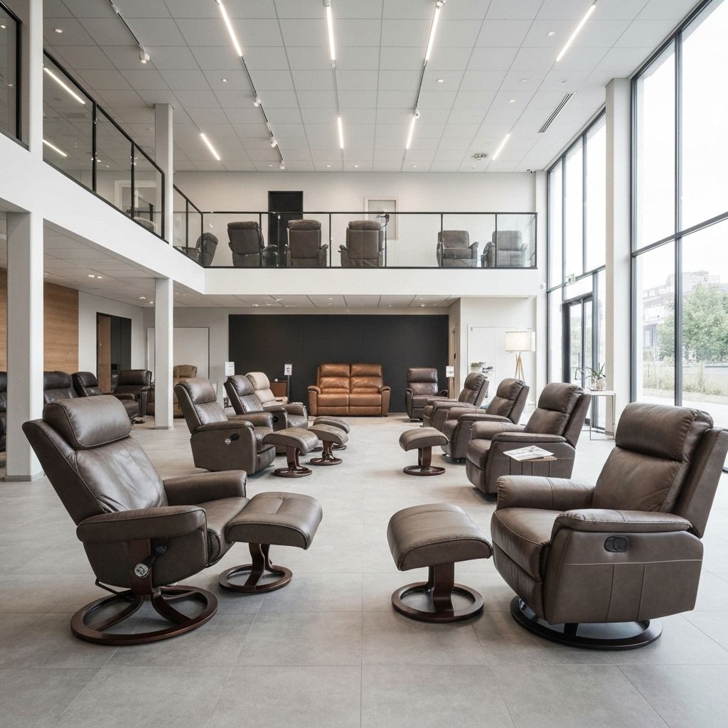 EastRest Studio - Premium recliner showroom with luxury leather recliners